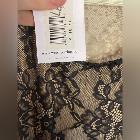 NWT WEWOREWHAT
Cutout Asymmetric Midi Dress In Black, Size Medium - Picture 7 of 9